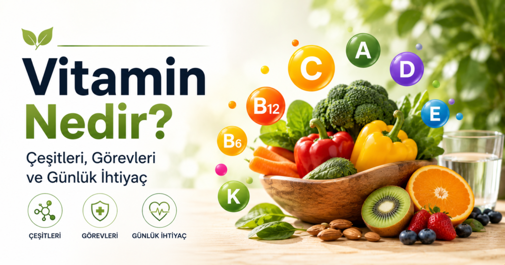 vitamin nedir, görevleri, çeşitleri hakkındaki makale görseli