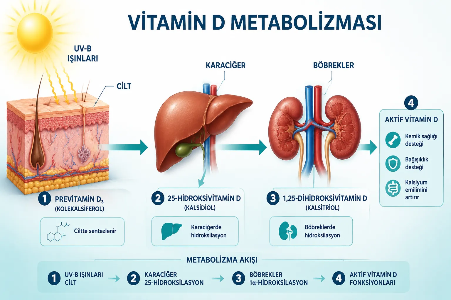 25 Hidroksi Vitamin D Nedir?