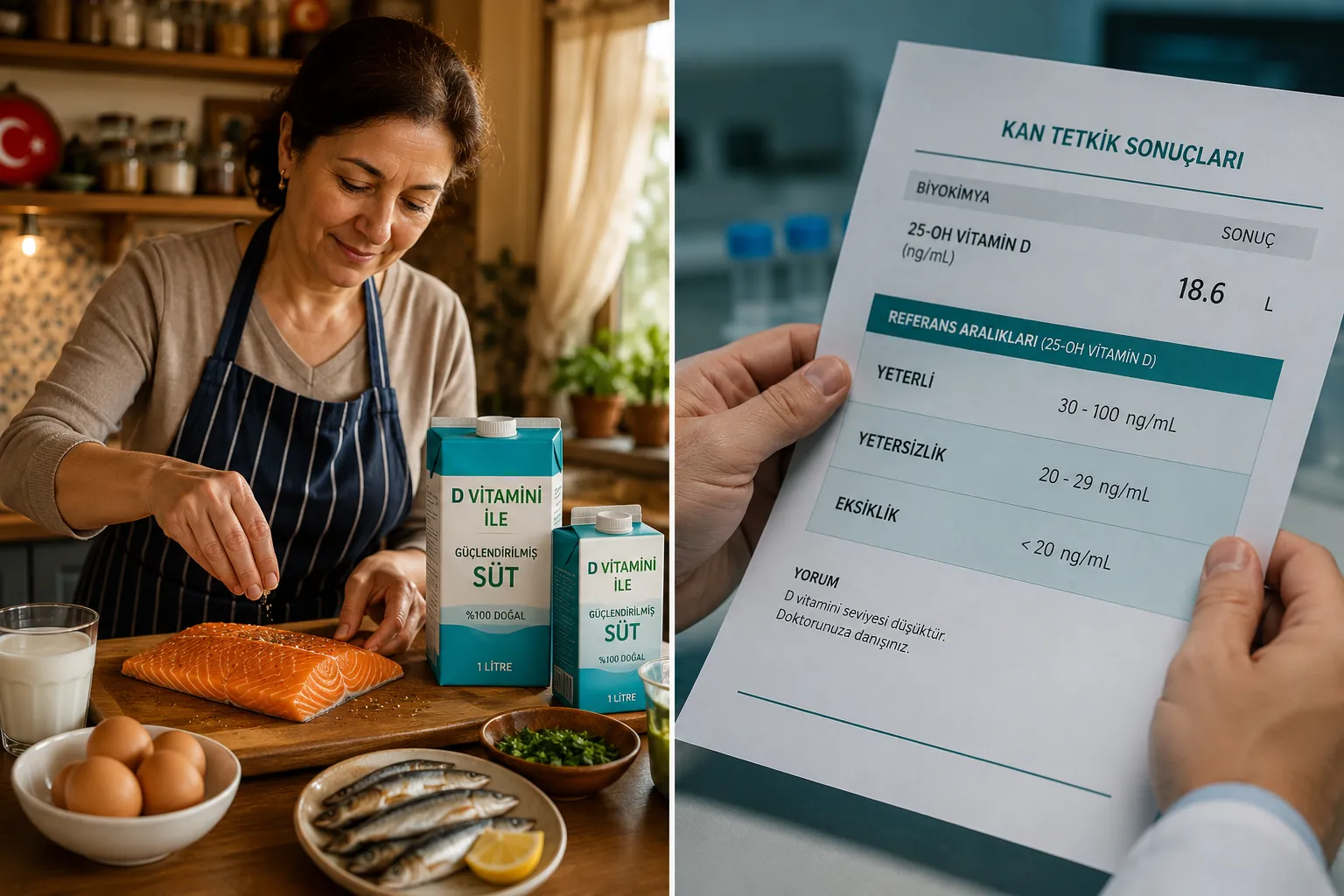 Hidroksi Vitamin D Eksikliğinde Hangi Besinler Yardımcı Olur?