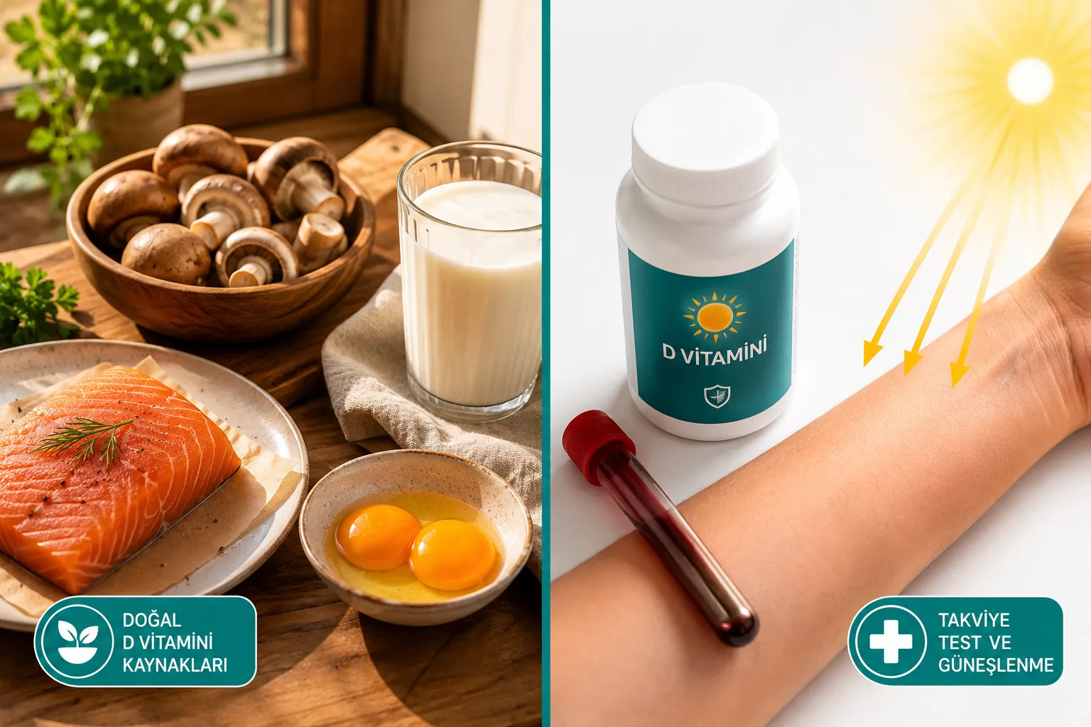 Hidroksi Vitamin D Kaynakları: Hangi Yiyeceklerde Bulunur