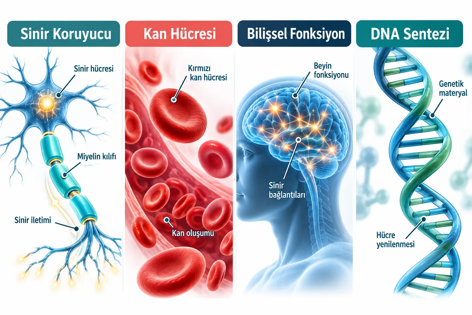B12 Vitamini Vücutta Ne İşe Yarar?