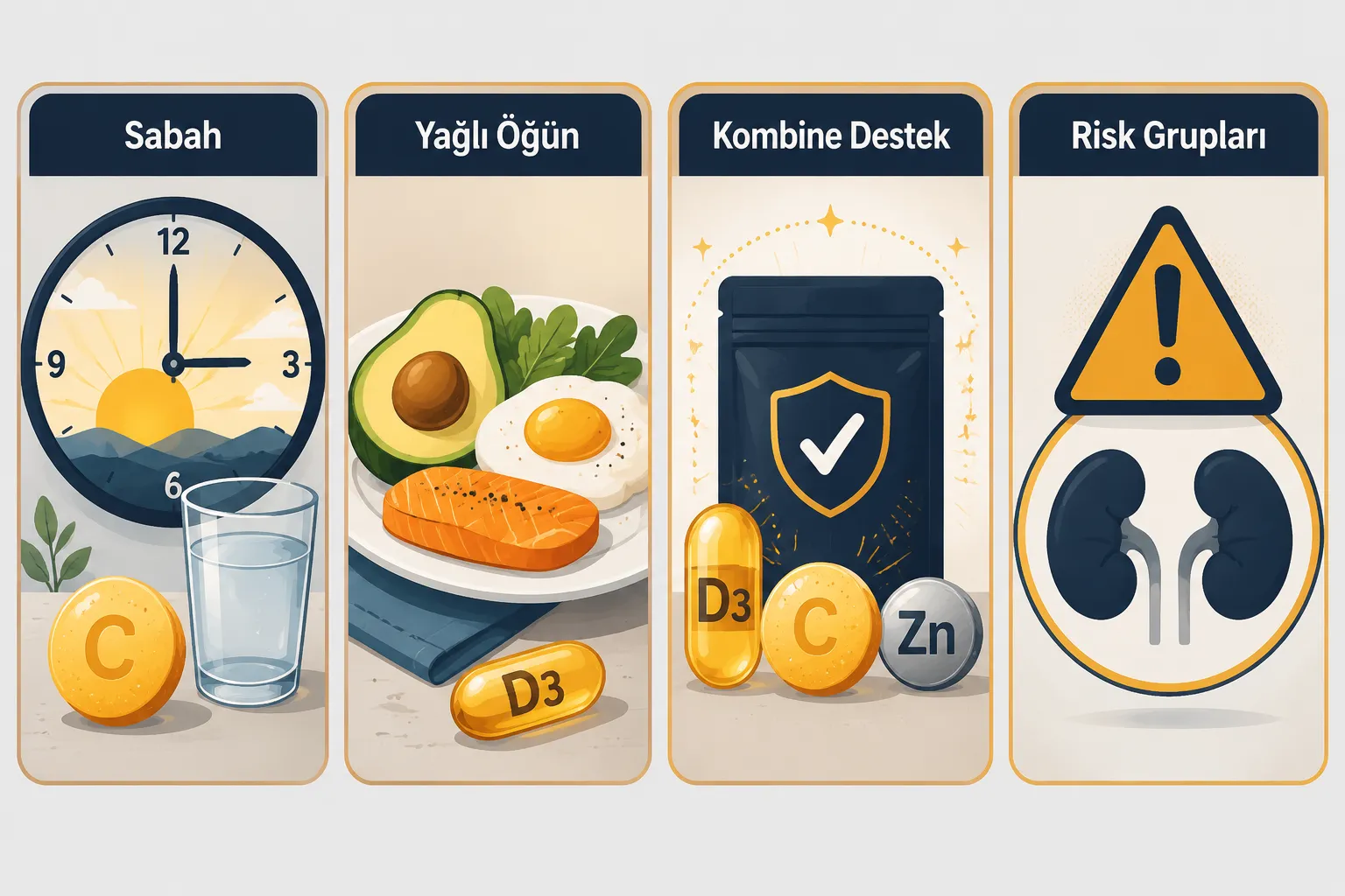D Vitamini C Vitamini Kombinesi Hangi Ürünlerde Var?