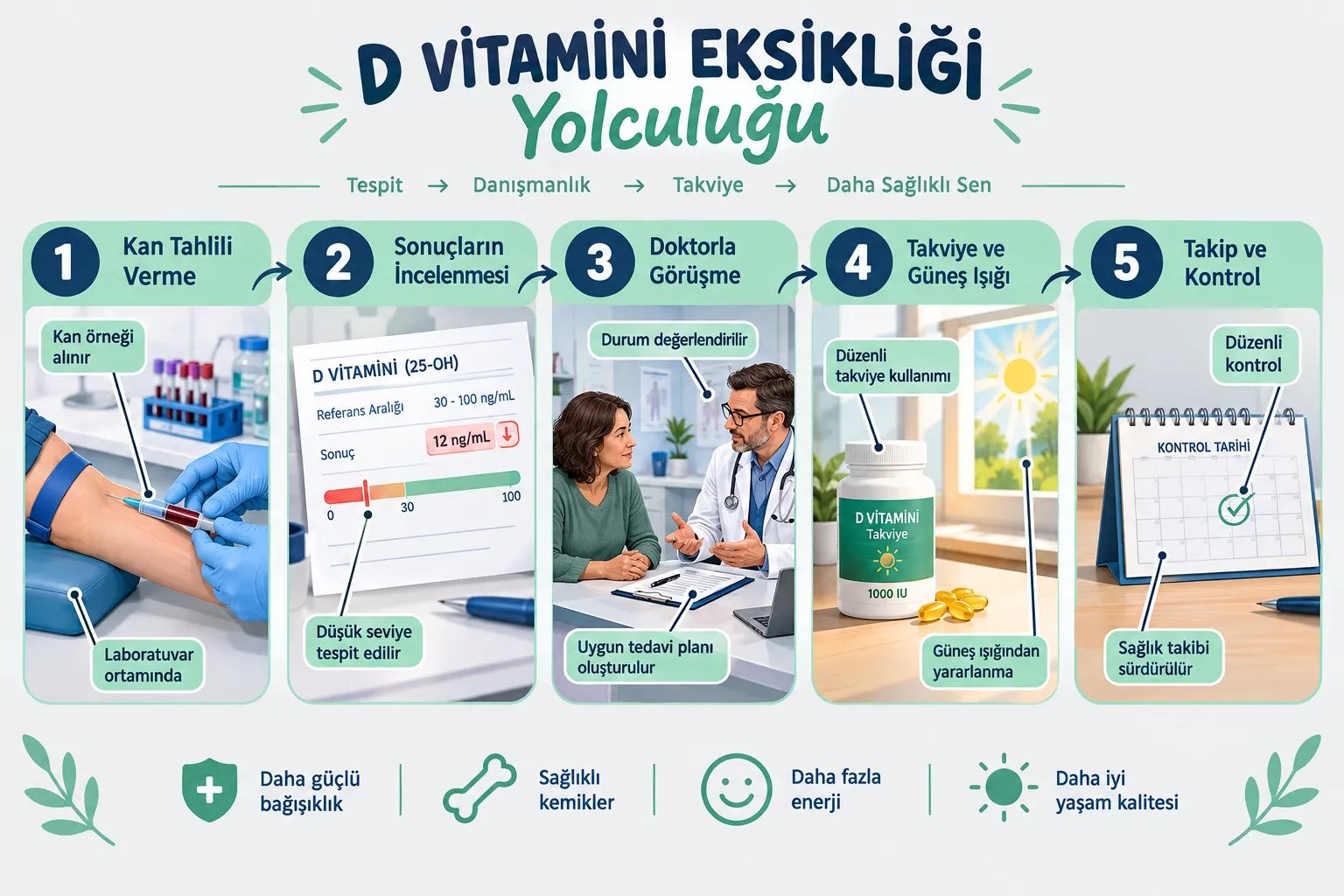 D Vitamini Eksikliği Kemik Hastalığına Neden Olur mu?