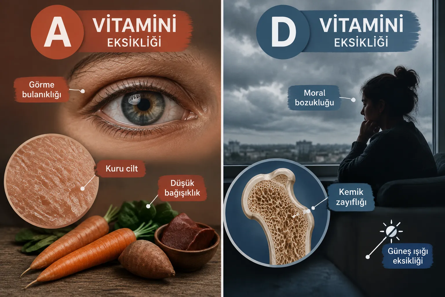 D Vitamini Eksikliği Nasıl Anlaşılır?