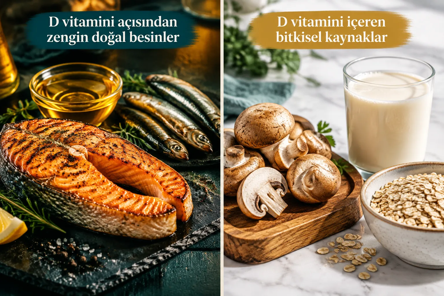D Vitamini Hangi Besinlerde Bulunur?
