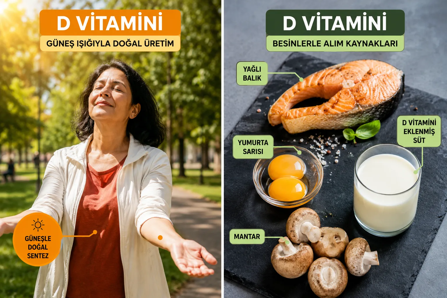 D Vitamini ve Kalsiyum Arasındaki İlişki Nedir?