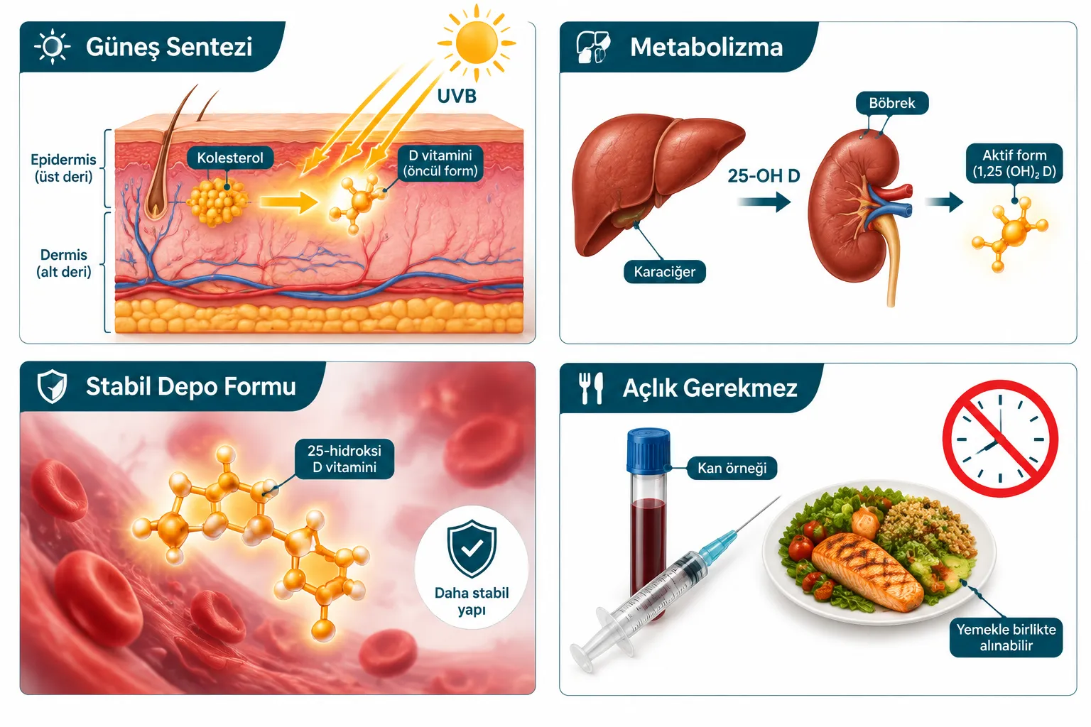 D Vitaminine Aç Karnına mı Bakılır? Kan Testi Gerçekten Açlık Gerektirir mi?