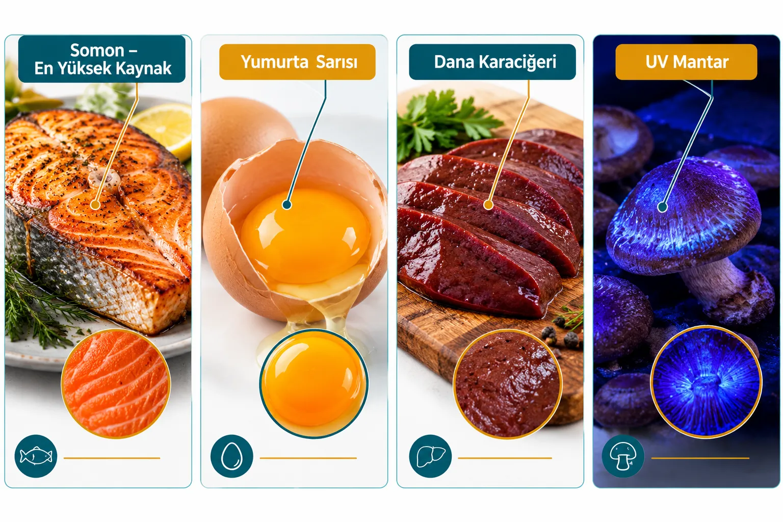 D Vitamininin En Çok Bulunduğu Besinler Hangileridir?