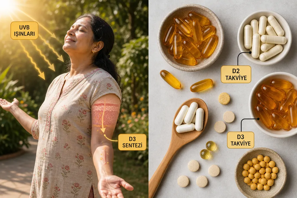 Güneş Işığı ve D Vitamini Üretimi Nasıl Çalışır?